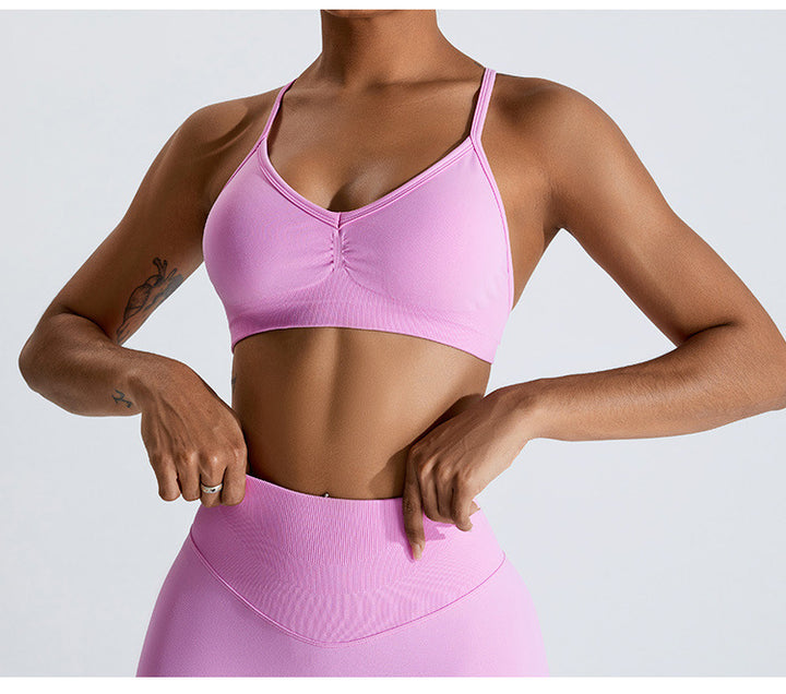 Sweltering Seamless Yoga Set | Breathable Sports Bra & High-Waist Leggings