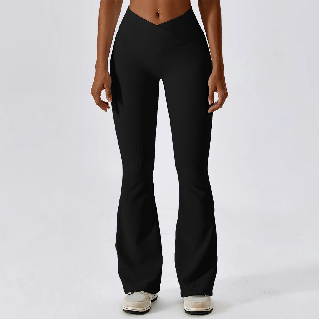 SculptFlow Flared Leggings | High-Waist & Wide-Leg Fit