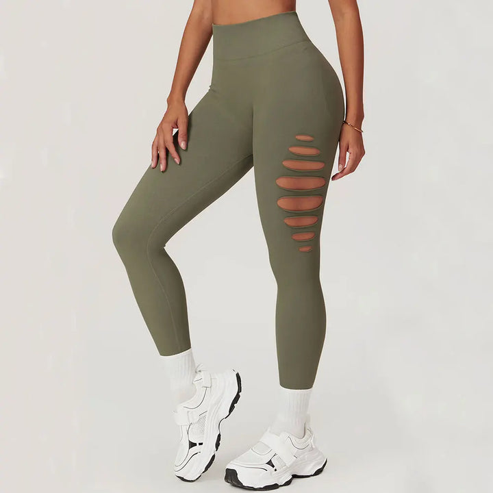 FlexFit High-Waisted Yoga Leggings - Push-Up Seamless Design