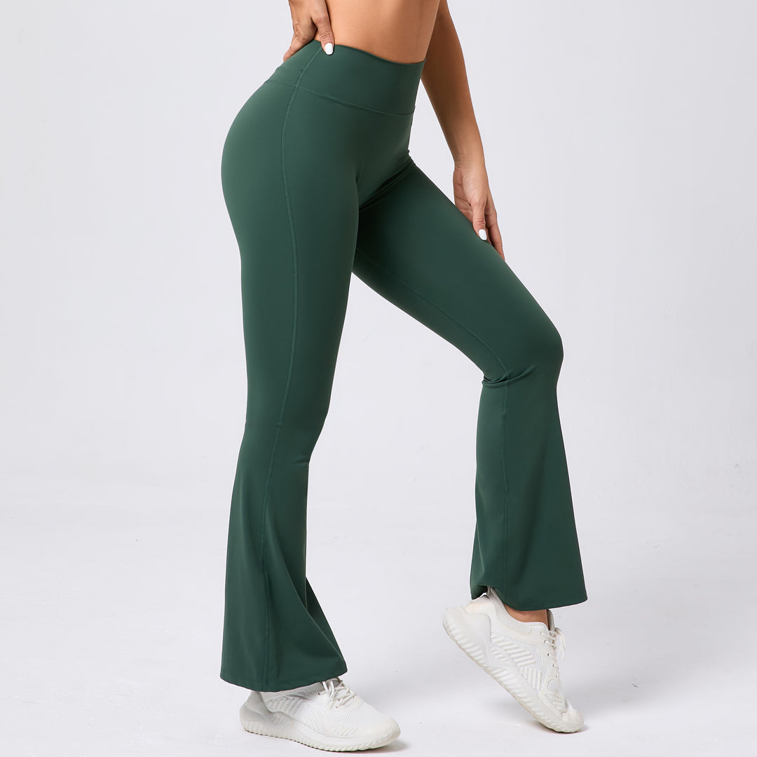 KALIE Flare Leggings – Scrunch Butt & Criss-Cross Waistband