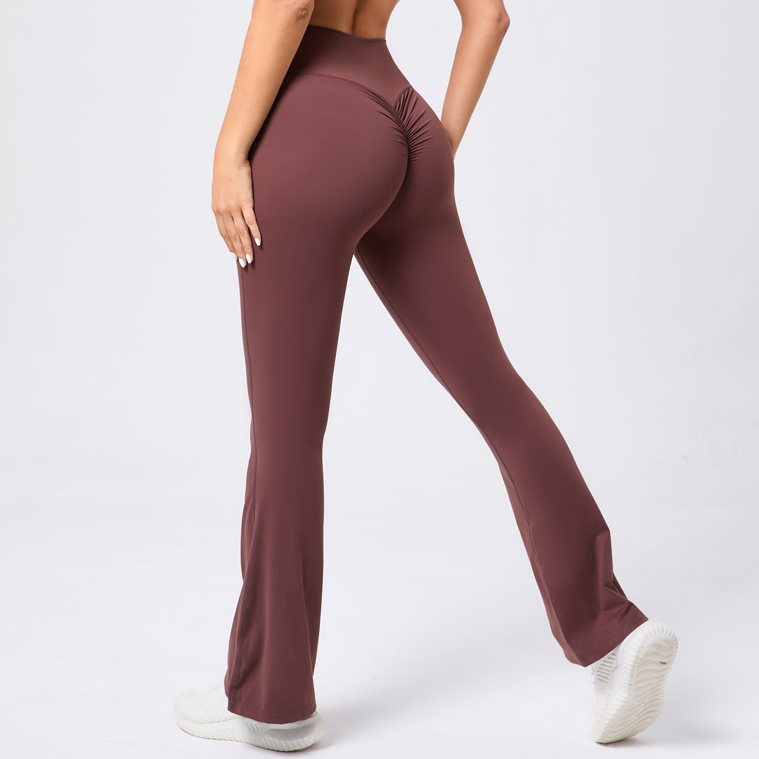 KALIE Flare Leggings – Scrunch Butt & Criss-Cross Waistband