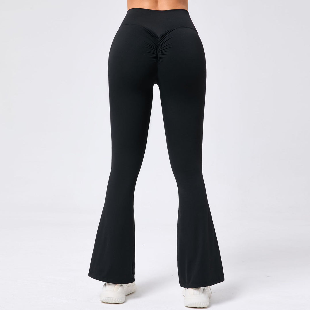 KALIE Flare Leggings – Scrunch Butt & Criss-Cross Waistband