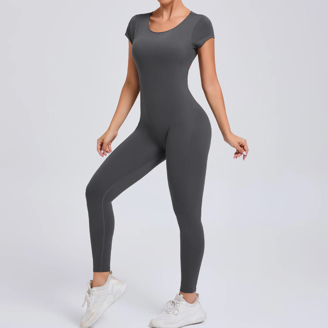 Miketi | Sexy Backless Yoga Jumpsuit