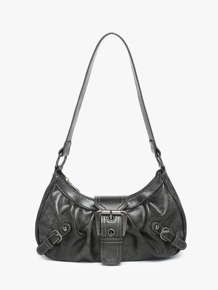 Rogue Vintage Saddle Bag | Y2K Rivet Shoulder Bag