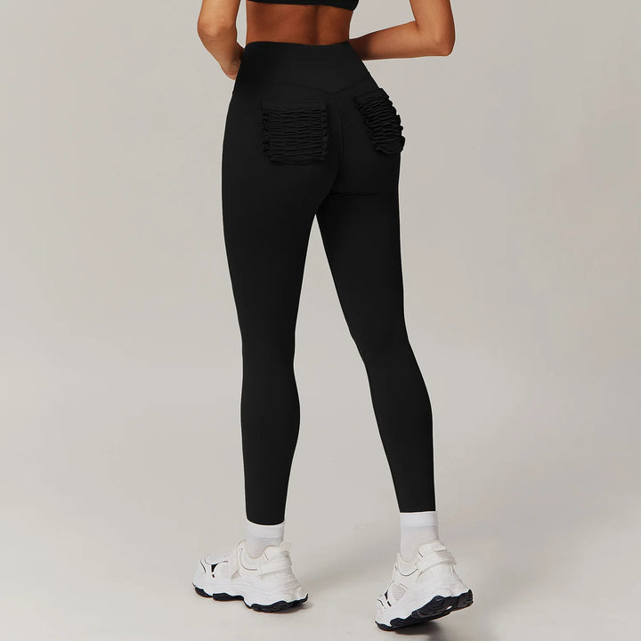 SculptFit Leggings | High-Waist Scrunch & Pocket