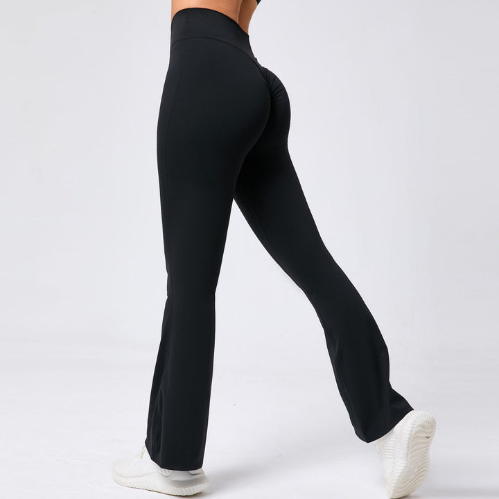 KALIE Flare Leggings – Scrunch Butt & Criss-Cross Waistband