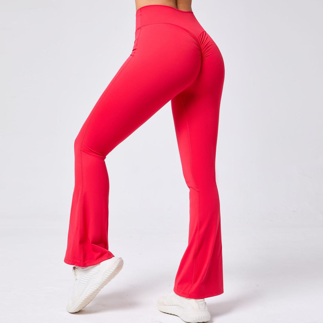 KALIE Flare Leggings – Scrunch Butt & Criss-Cross Waistband