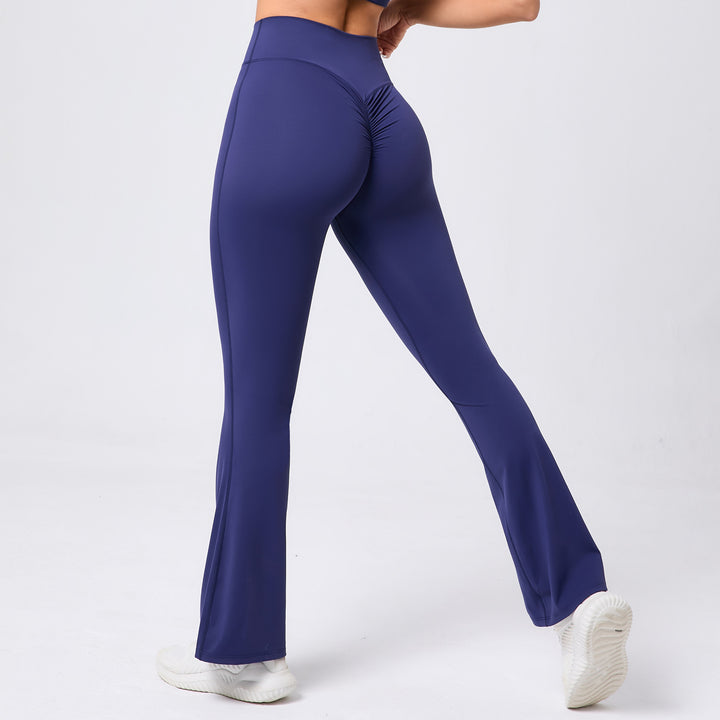 KALIE Flare Leggings – Scrunch Butt & Criss-Cross Waistband