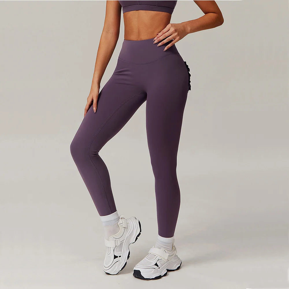 SculptFit Leggings | High-Waist Scrunch & Pocket