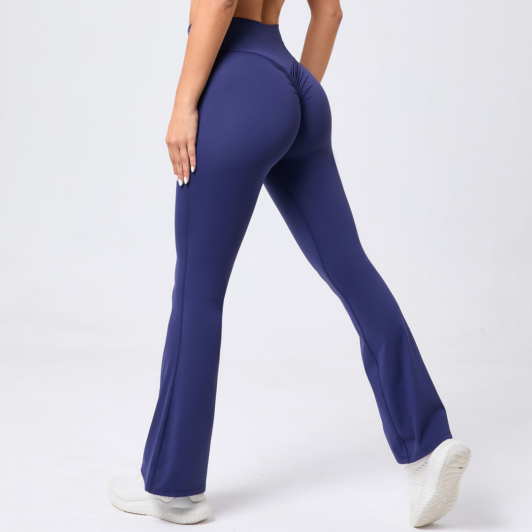 KALIE Flare Leggings – Scrunch Butt & Criss-Cross Waistband