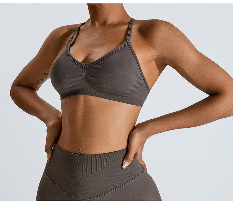 Sweltering Seamless Yoga Set | Breathable Sports Bra & High-Waist Leggings