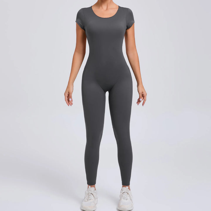 Miketi | Sexy Backless Yoga Jumpsuit