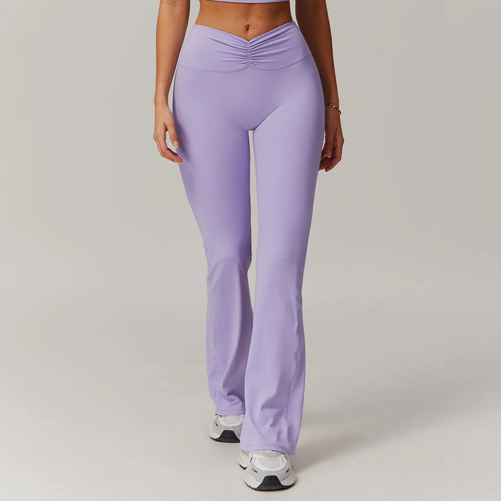 FlexiFlare Wide-Leg Pants | High-Waist & Stretch Fit