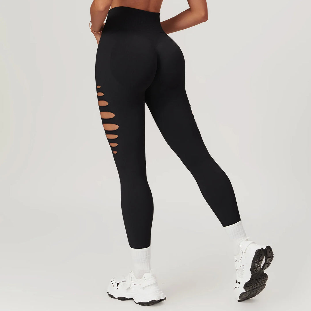 FlexFit High-Waisted Yoga Leggings - Push-Up Seamless Design