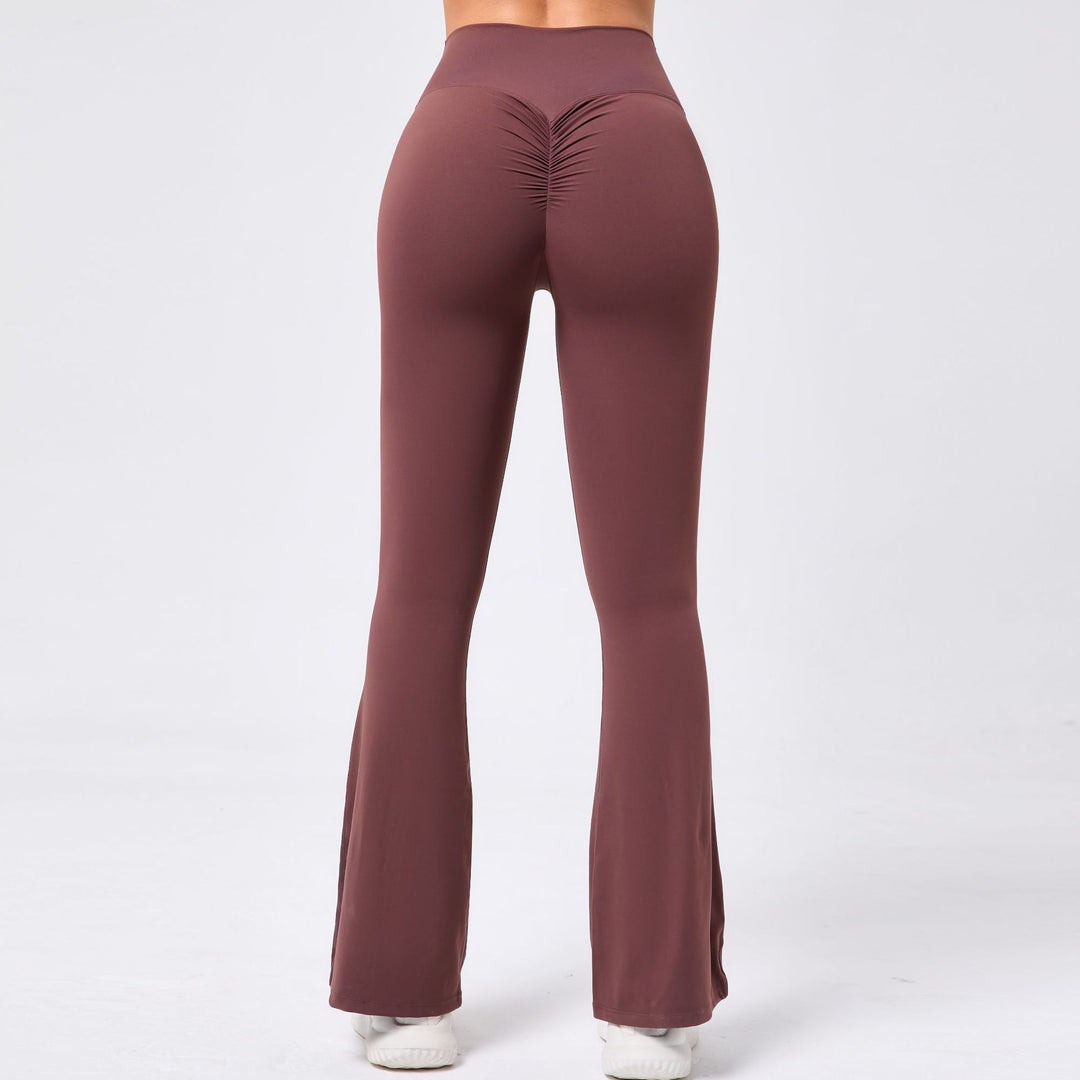 KALIE Flare Leggings – Scrunch Butt & Criss-Cross Waistband