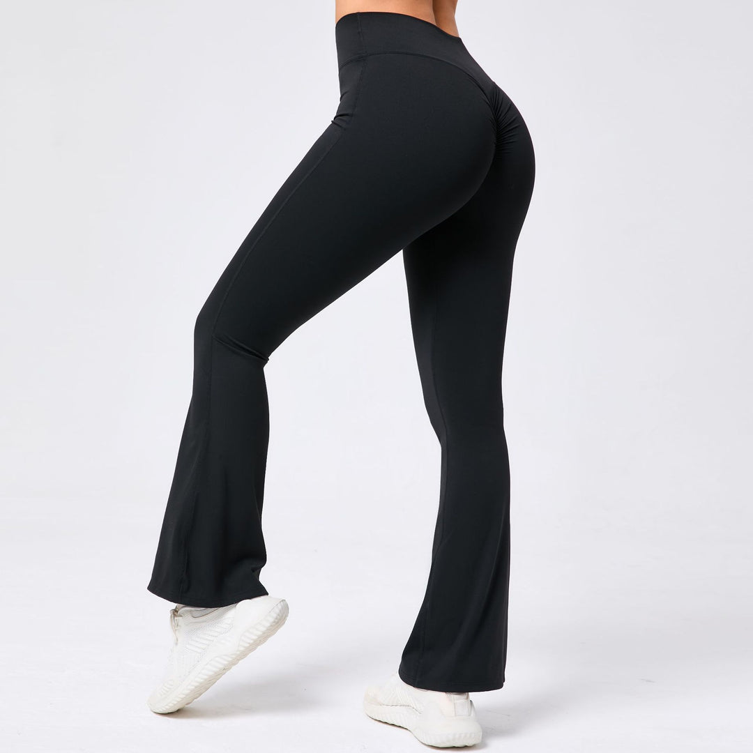 KALIE Flare Leggings – Scrunch Butt & Criss-Cross Waistband