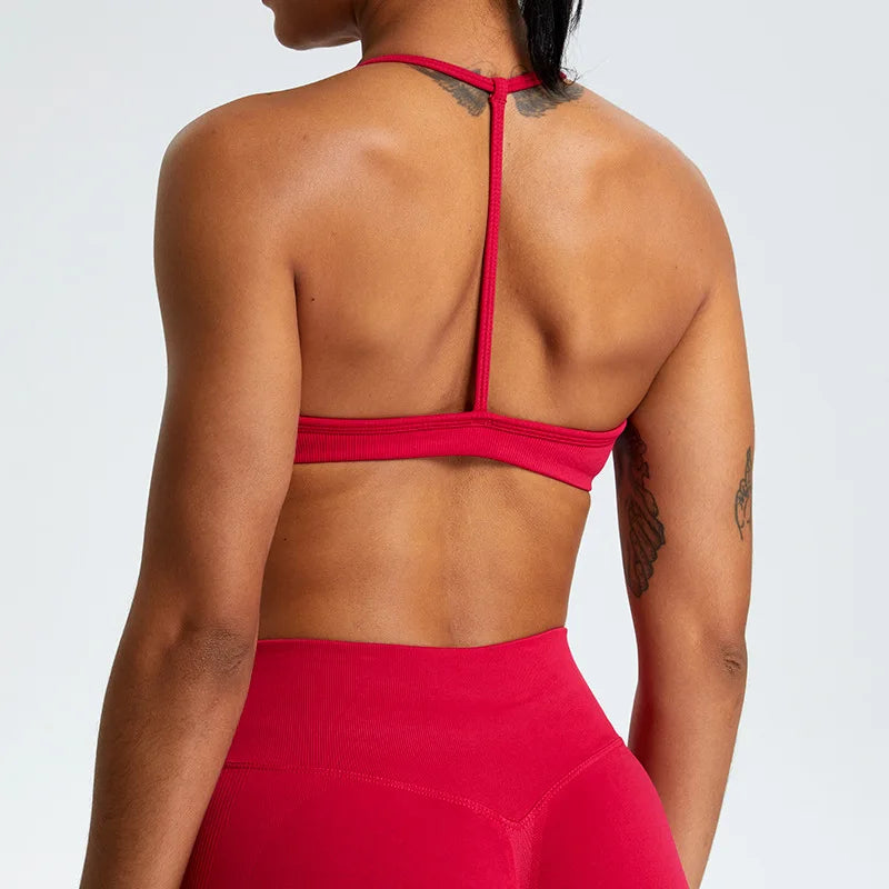 Sweltering High-Support Workout Bra | Push-Up Yoga Bra & Gym Crop Top