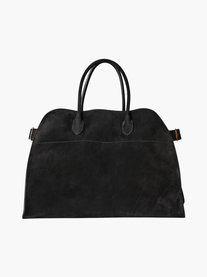 Solea Suede Tote | Chic & Spacious Vegan Leather Bag