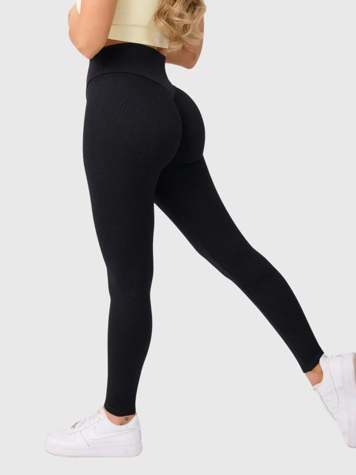 CURVISTA - High-Waisted Scrunch Leggings for Booty Lift