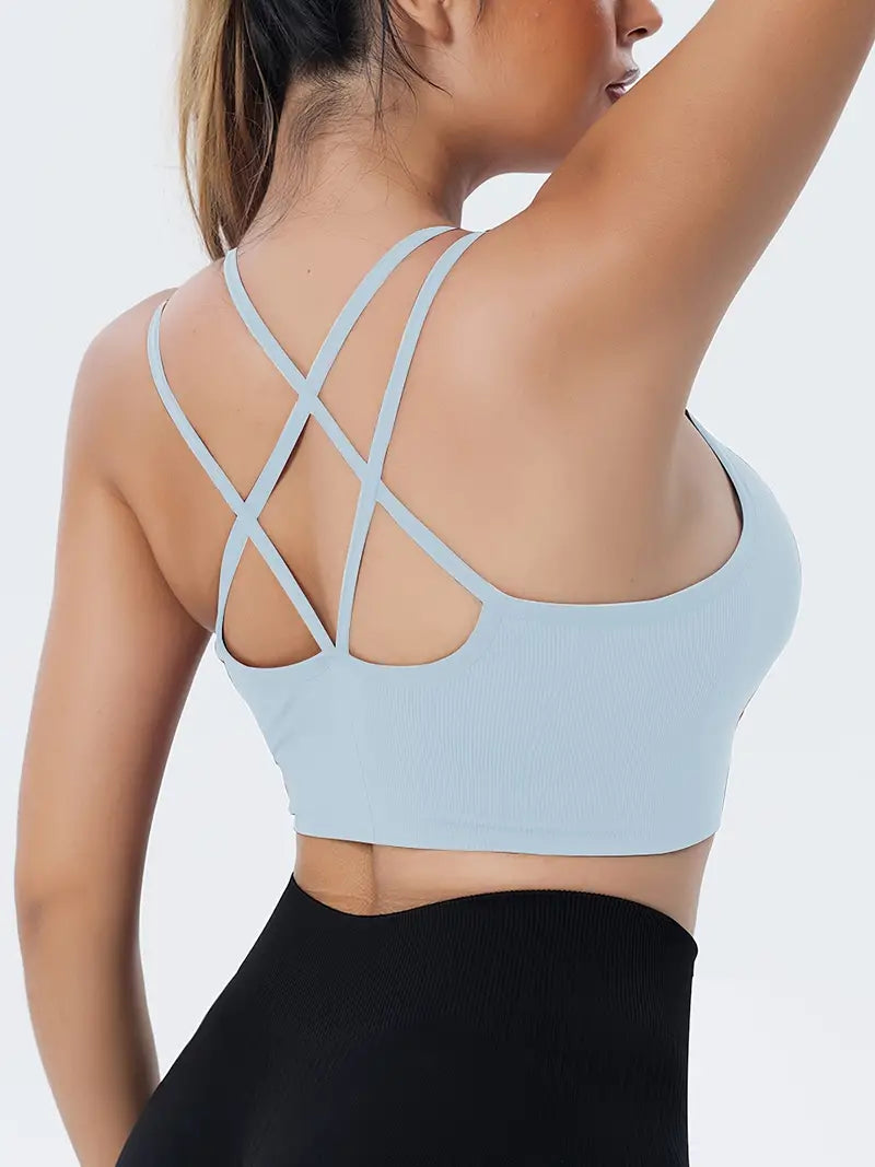 ElevateMax Seamless Sports Bra | Maximum Support with Multi-Strap Back