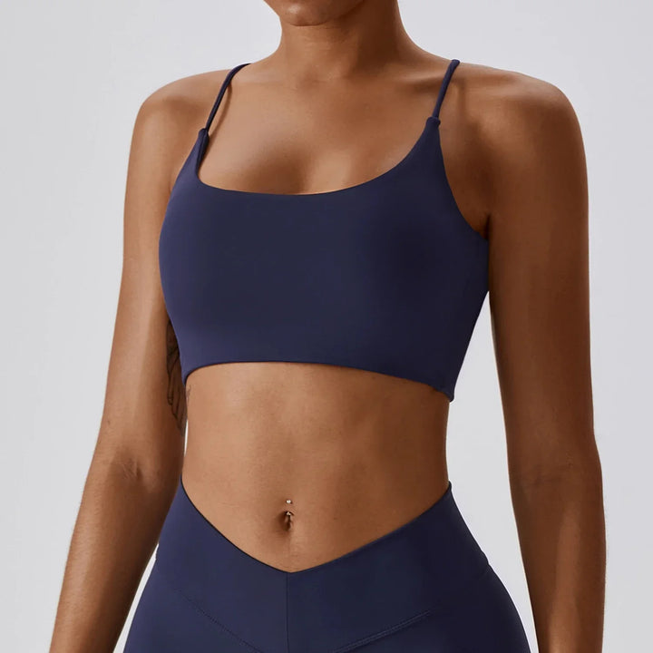 CrimsonFit Sports Bra | Sexy Bralette for Yoga, Fitness & Running