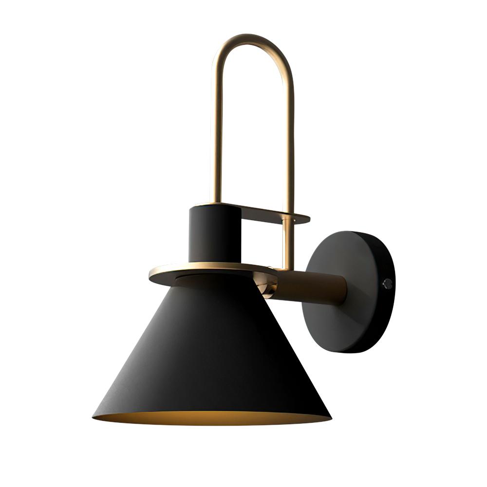 Luxe Matte Black Wall Lamp – Mid-Century Modern Industrial Style