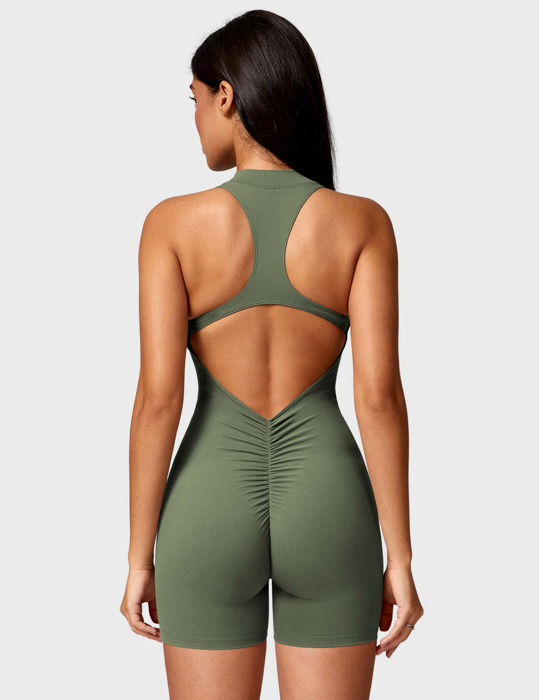 Emma Romper | Elegant Open-Back Design with Curved Seams