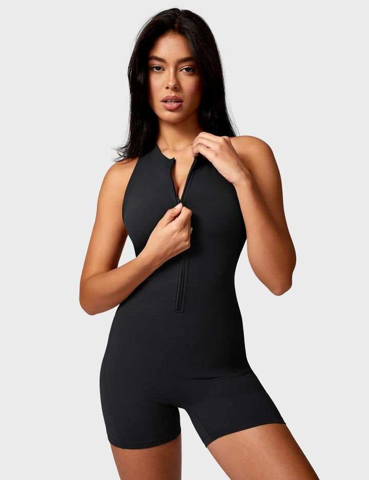 Emma Romper | Elegant Open-Back Design with Curved Seams