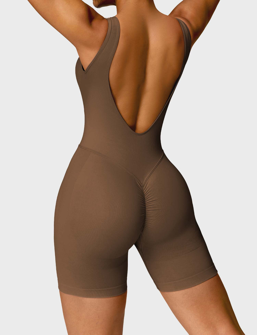 Swanky Romper | Ruched Design & Compression Waistband for Flattering Fit