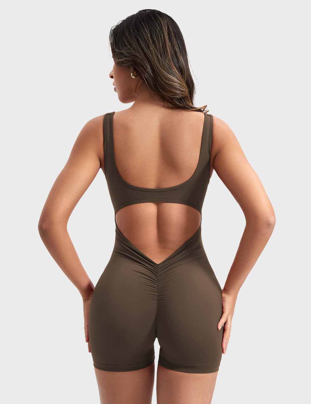 Velvetina V-Back Romper | Stylish & Comfortable All-Day Fit