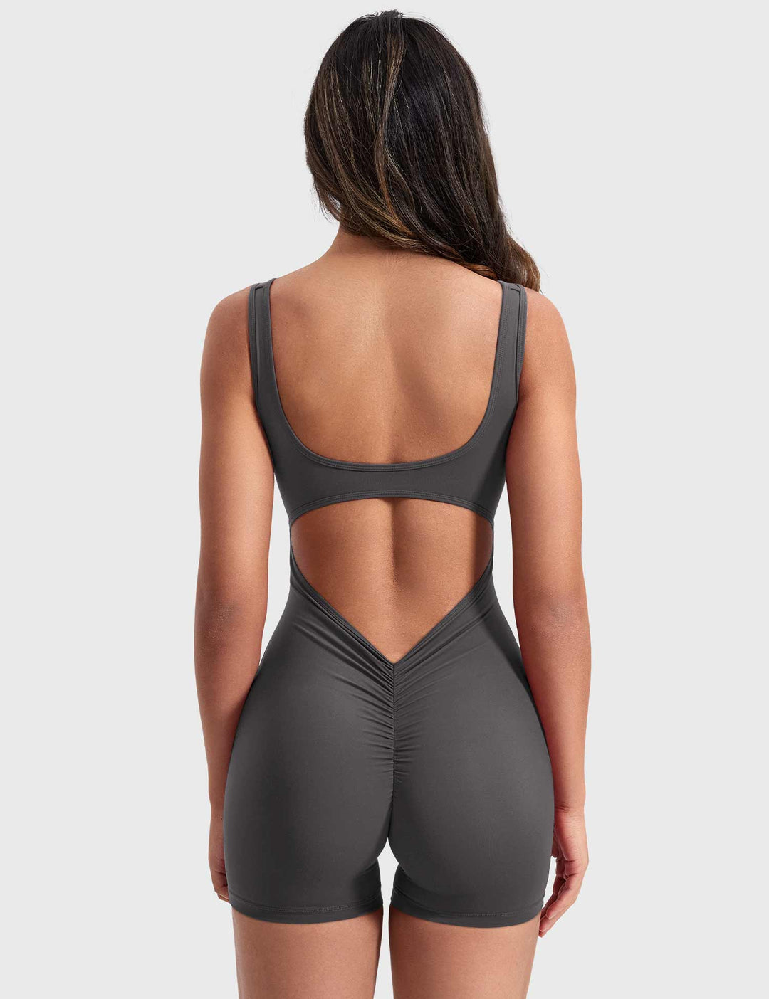 Velvetina V-Back Romper | Stylish & Comfortable All-Day Fit