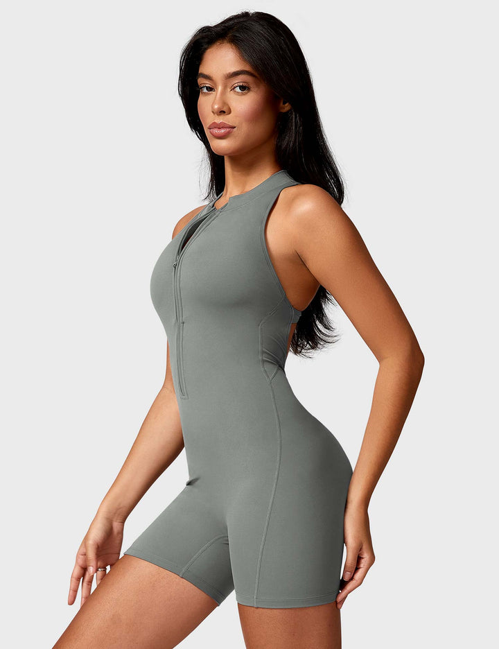 Emma Romper | Elegant Open-Back Design with Curved Seams