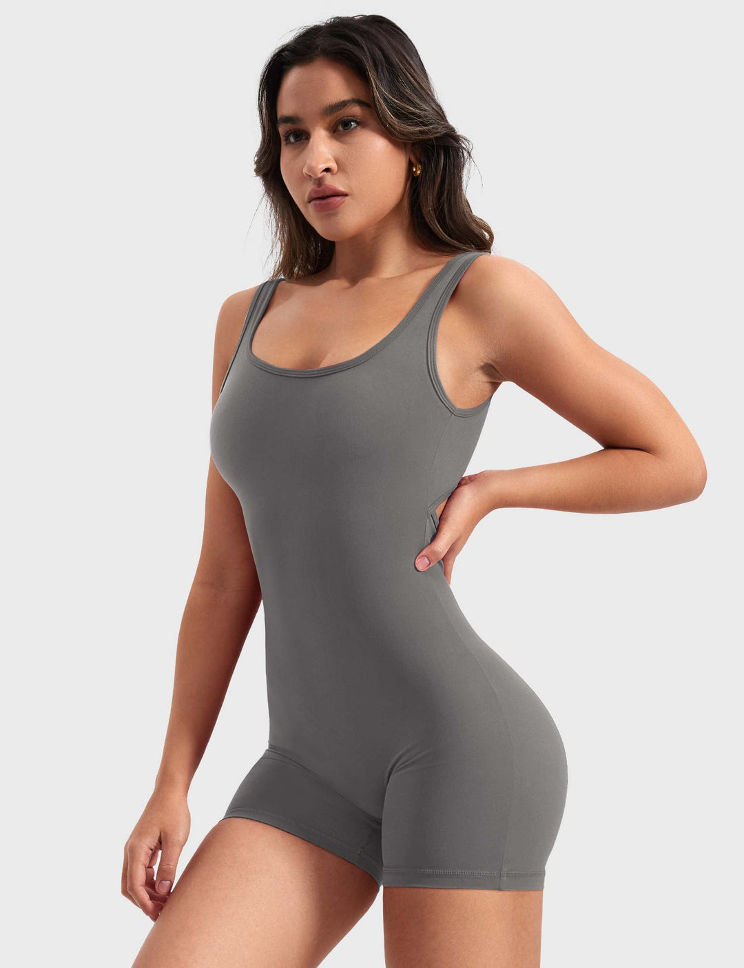 Velvetina V-Back Romper | Stylish & Comfortable All-Day Fit