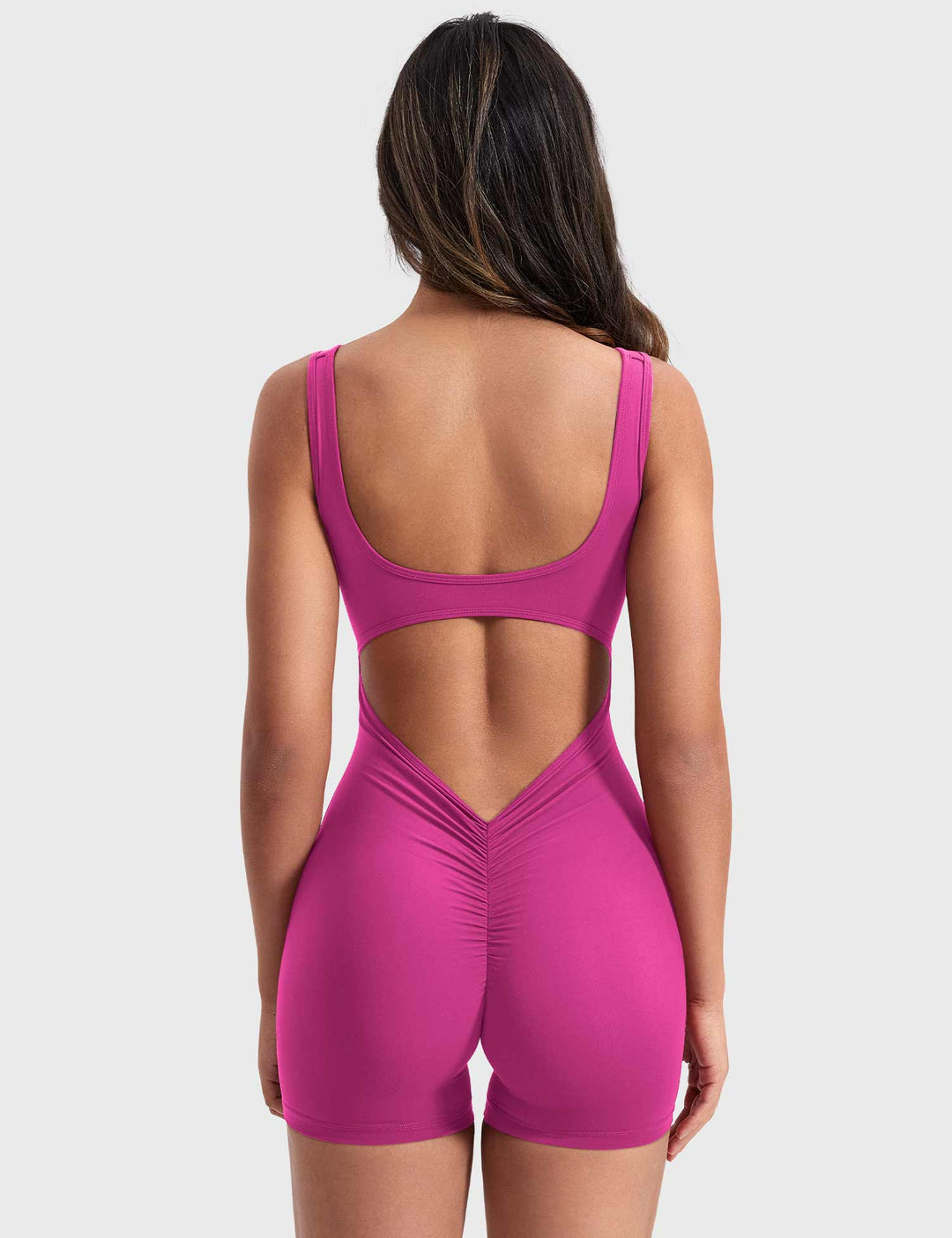 Velvetina V-Back Romper | Stylish & Comfortable All-Day Fit