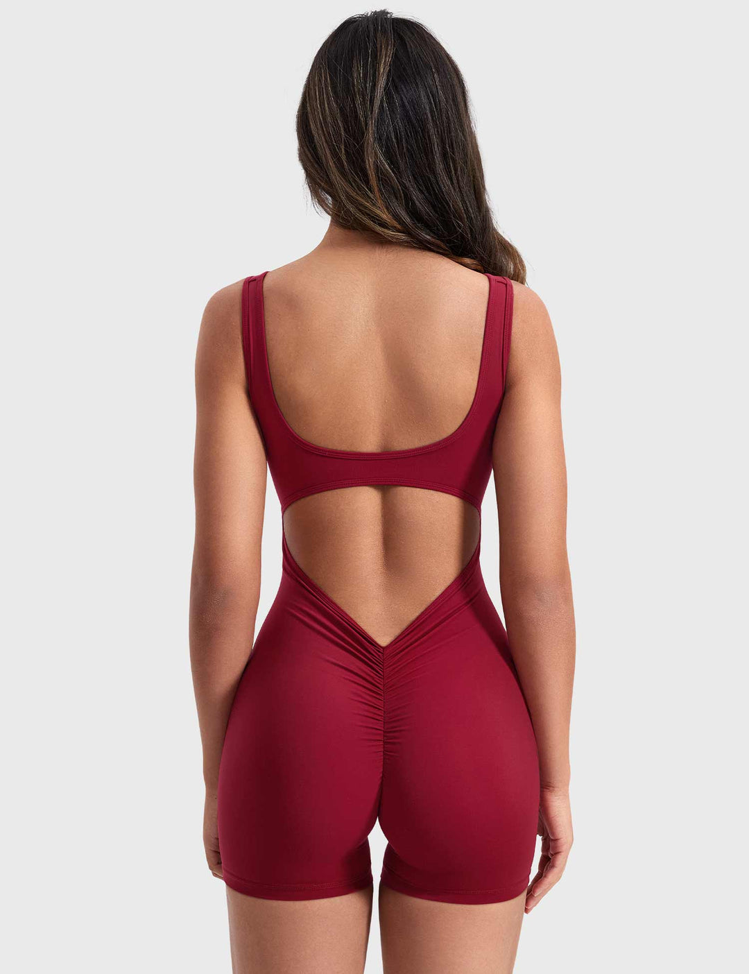 Velvetina V-Back Romper | Stylish & Comfortable All-Day Fit