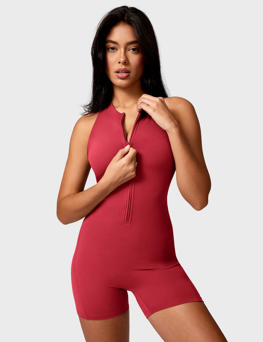 Emma Romper | Elegant Open-Back Design with Curved Seams