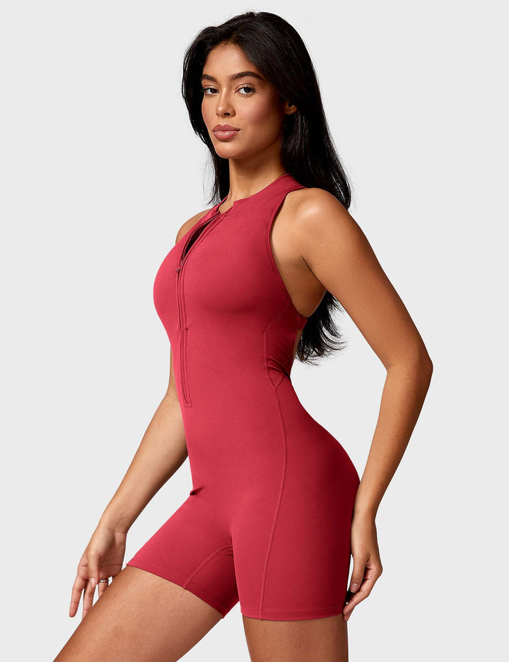 Emma Romper | Elegant Open-Back Design with Curved Seams