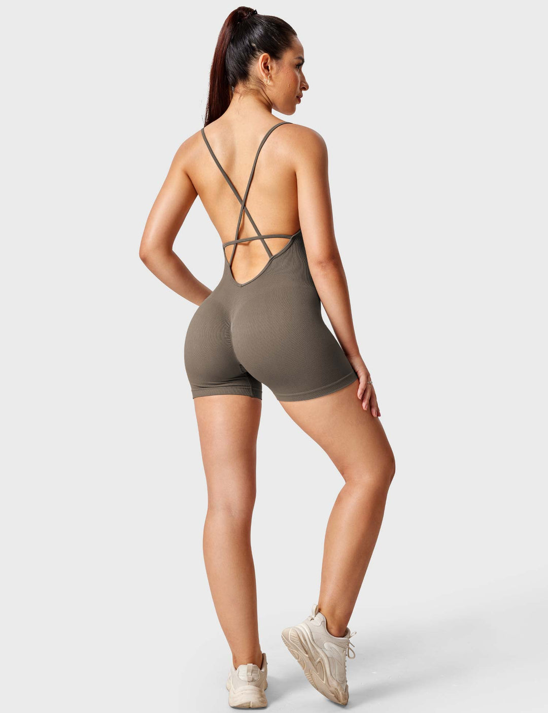 SportivaFit Tennis Skort | Spaghetti Strap V-Neck & Built-In Shorts for Active Comfort