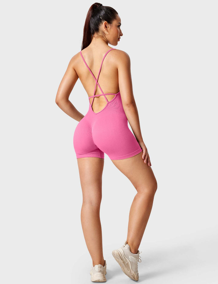 SportivaFit Tennis Skort | Spaghetti Strap V-Neck & Built-In Shorts for Active Comfort