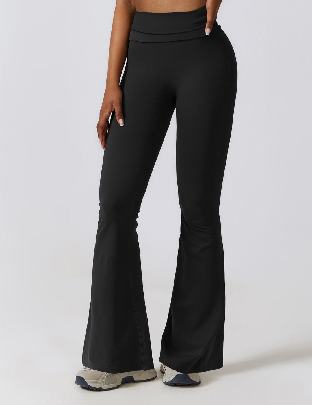 Celeste – Convertible Halter Jumpsuit with Removable Straps, Flared Pants