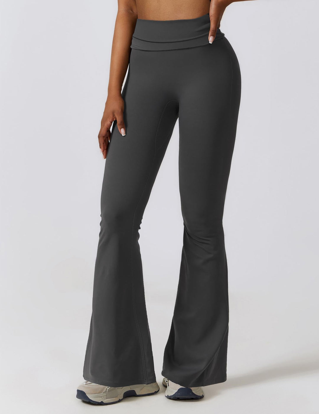 Celeste – Convertible Halter Jumpsuit with Removable Straps, Flared Pants