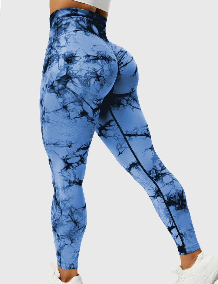 PROFESSIONAL TIE DYE - High-Waisted Scrunch Butt Leggings