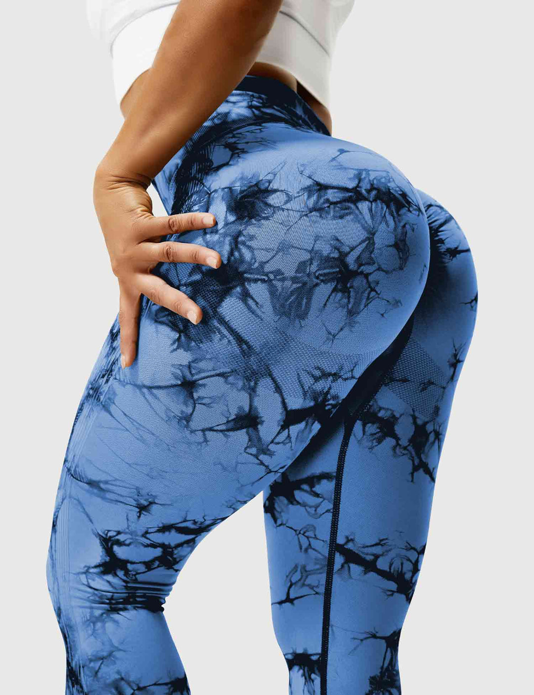 PROFESSIONAL TIE DYE - High-Waisted Scrunch Butt Leggings