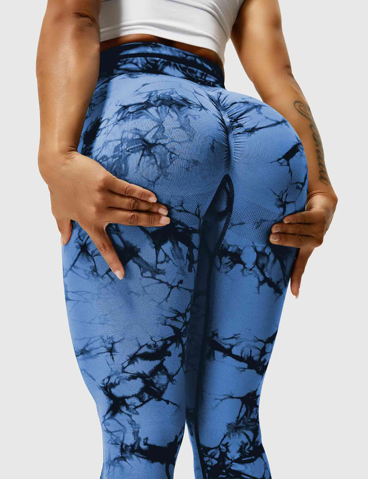 PROFESSIONAL TIE DYE - High-Waisted Scrunch Butt Leggings