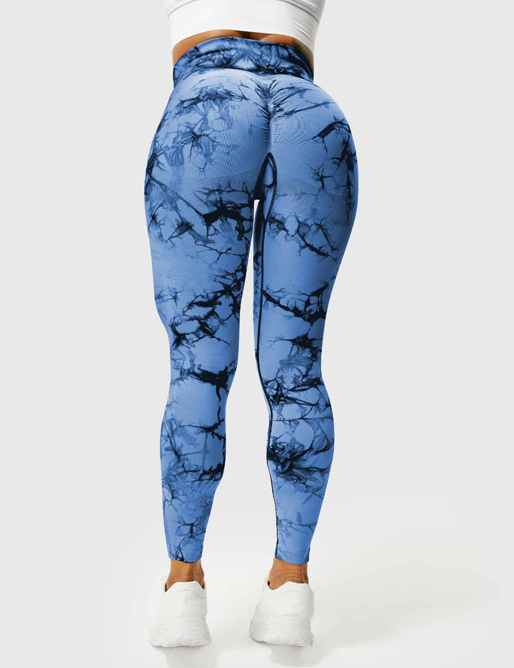 PROFESSIONAL TIE DYE - High-Waisted Scrunch Butt Leggings