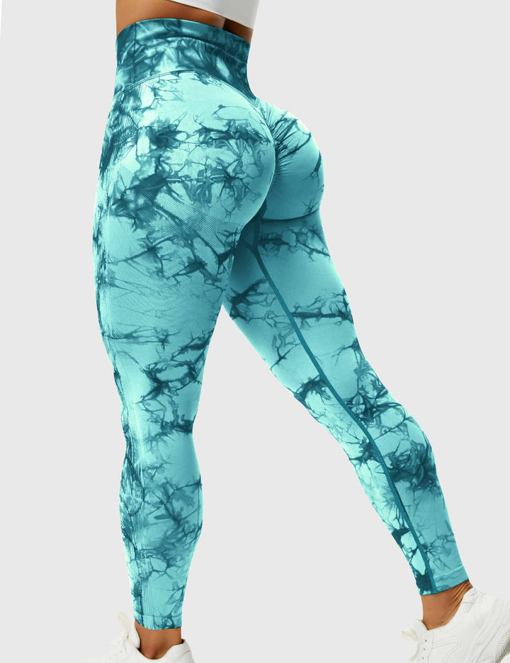 PROFESSIONAL TIE DYE - High-Waisted Scrunch Butt Leggings