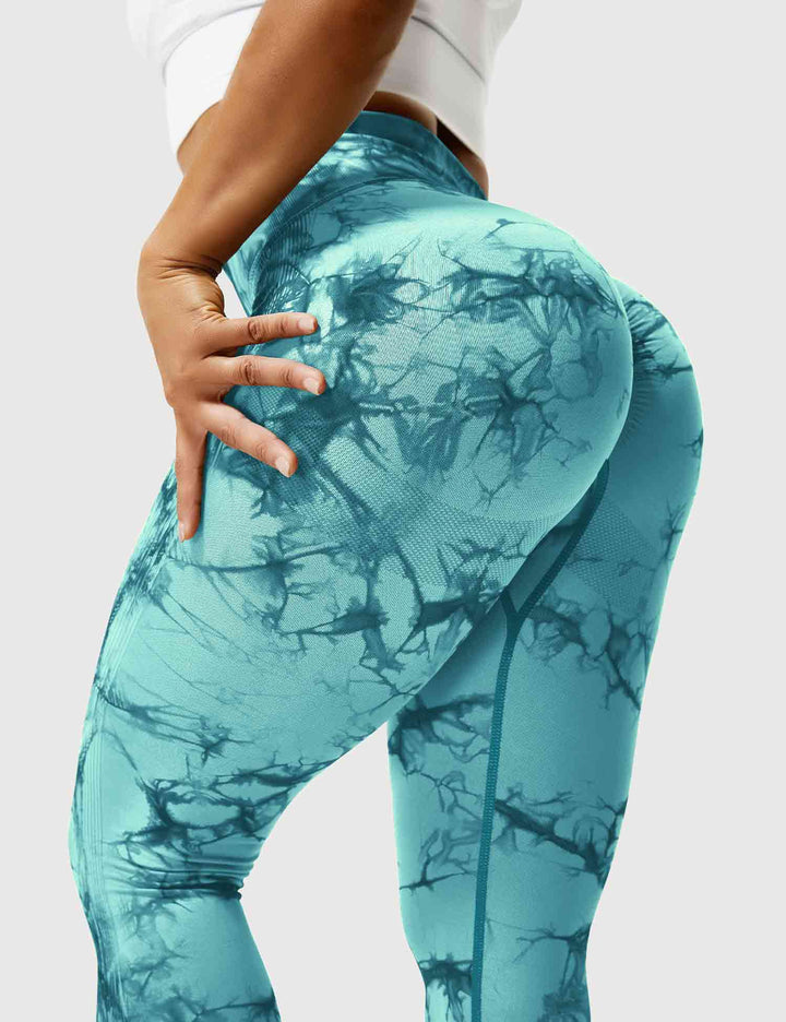 PROFESSIONAL TIE DYE - High-Waisted Scrunch Butt Leggings