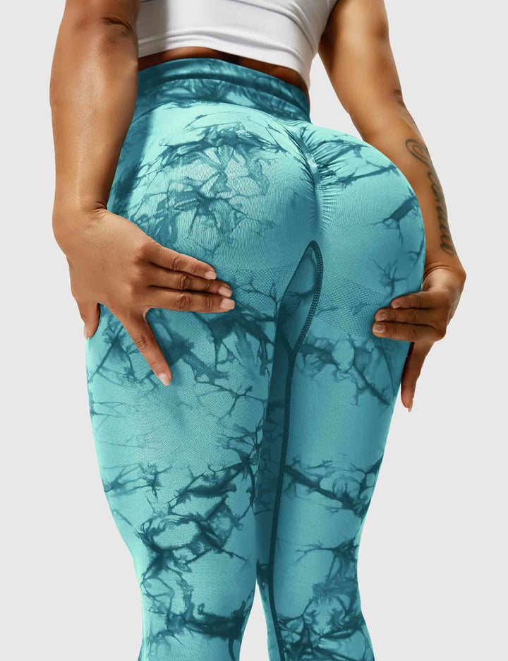 PROFESSIONAL TIE DYE - High-Waisted Scrunch Butt Leggings