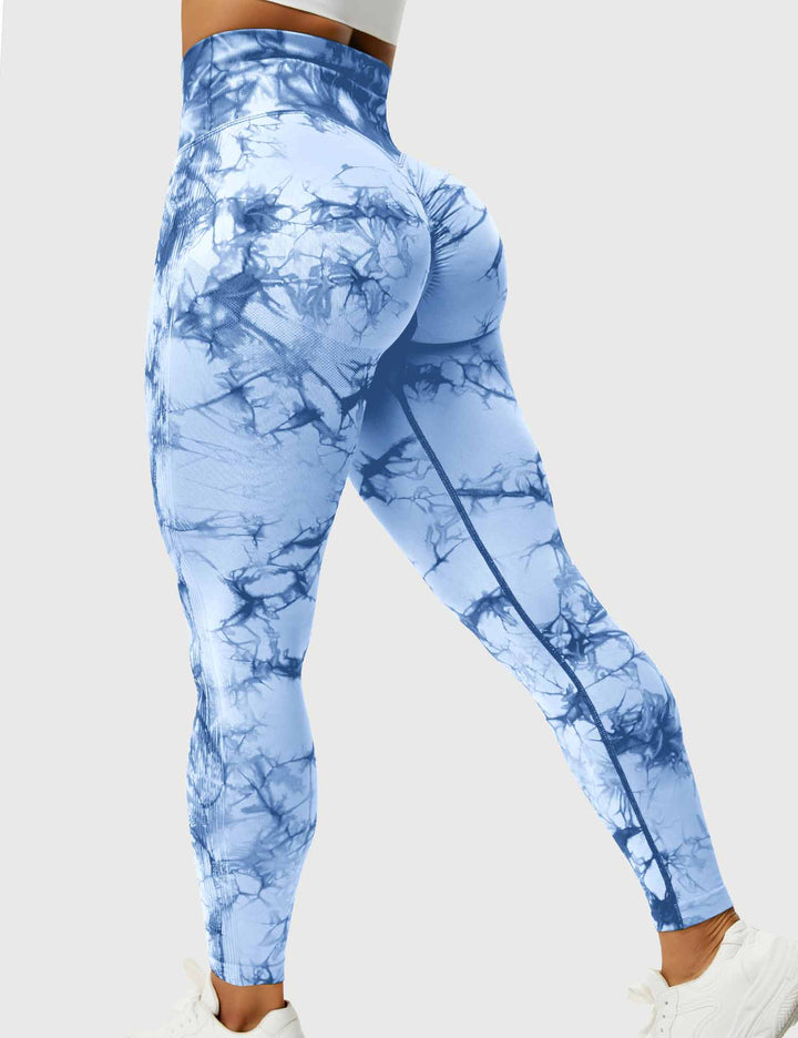 PROFESSIONAL TIE DYE - High-Waisted Scrunch Butt Leggings