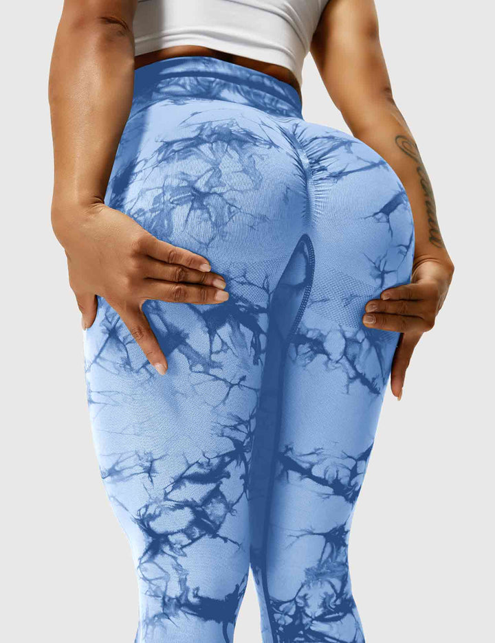 PROFESSIONAL TIE DYE - High-Waisted Scrunch Butt Leggings